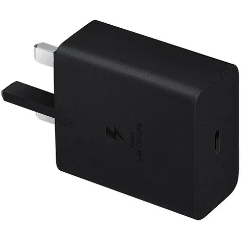 شارژر سامسونگ{مناسب a56} مدل EP-T4510 45W سه پین همراه کابل اصل+گارانتی شرکتی طلایی