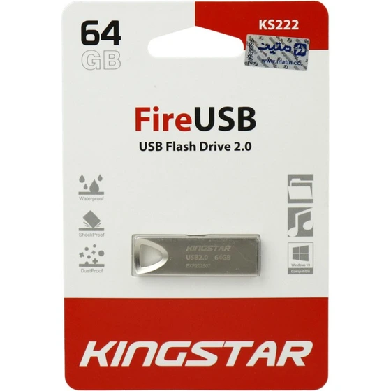 فلش مموری کینگ استار مدل KS222 ظرفیت ۶۴ گیگابایت USB 2.0