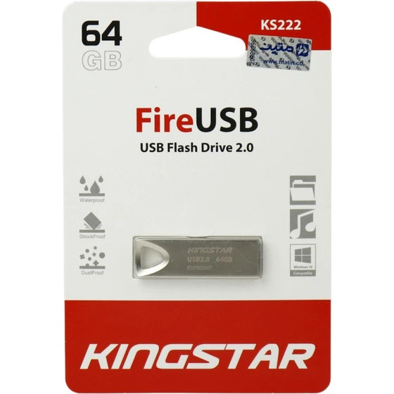فلش مموری کینگ استار مدل KS222 ظرفیت ۶۴ گیگابایت USB 2.0